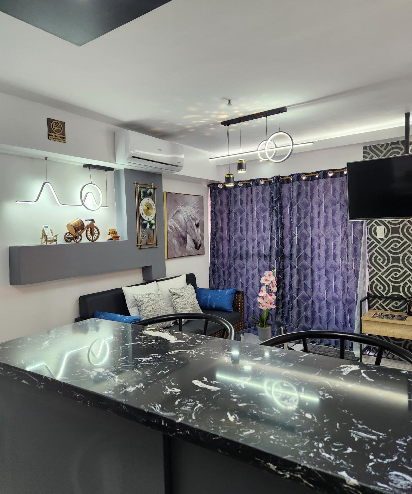 Condo Azur Suites B207 Near Airport, Netflix, Stylish, Cozy With Swimming Pool マクタン エクステリア 写真
